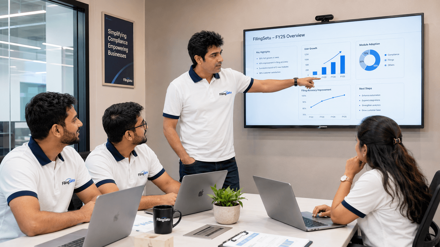 FilingSetu office — team collaboration