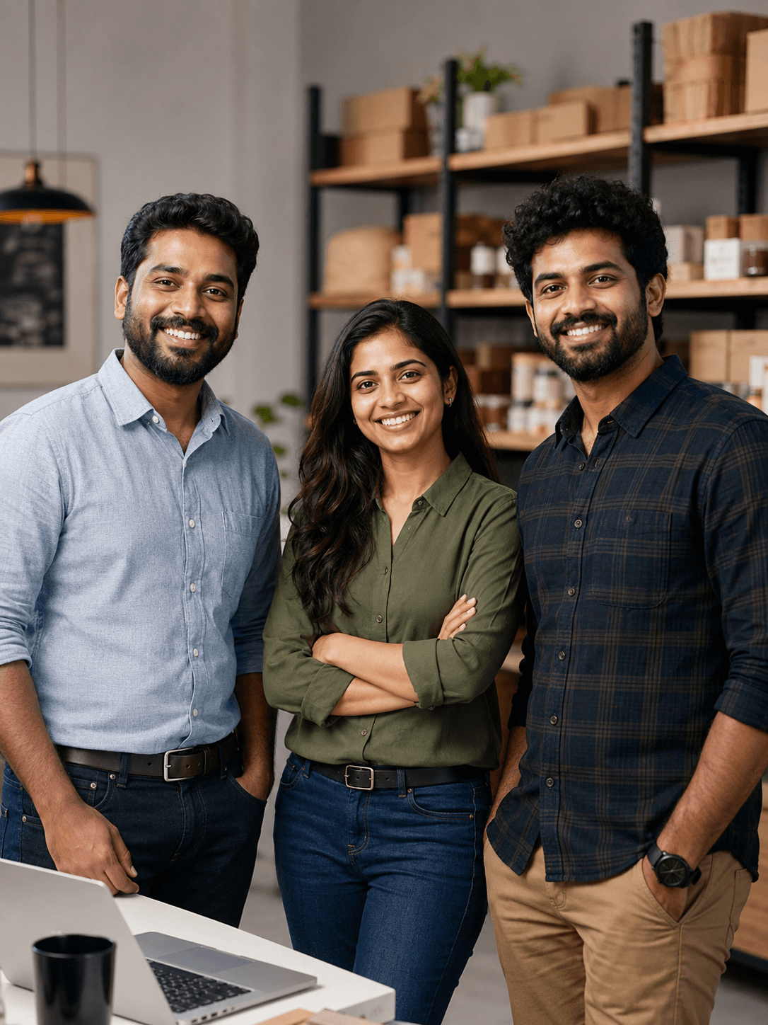 Business team managing GST and compliance